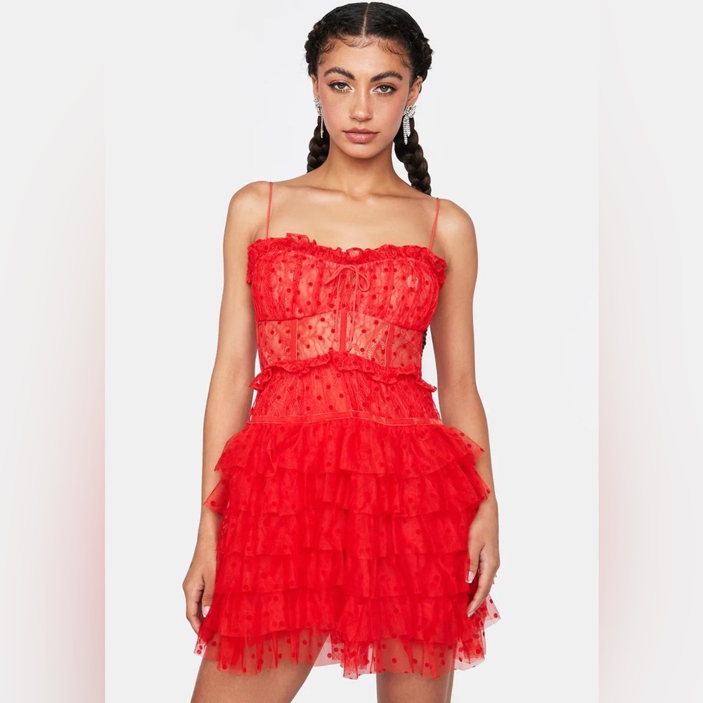For Love And Lemons Jules Mini Dress